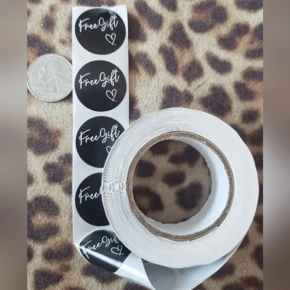 New 500pcs Free Gift Stickers - Pick a Color